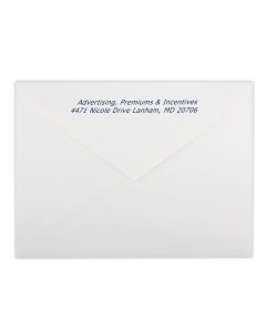 4" x 5" White Envelope